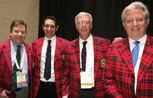 ASGCA's Robert McNeil (far left), Jason Straka (second left), Rick Robbins (second right) and Lester George (far right).