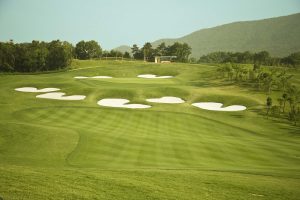 The eighth hole at Nanjing Zhongshan.