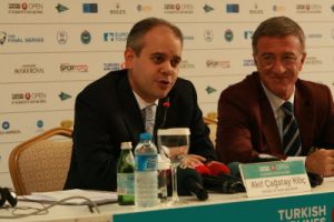 Turkish Minister for Youth and Sports Akif Çagatay Kilic. Picture by Golf Business News