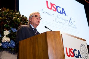 Tom O'Toole Jr has been elected to a second term as USGA President. Picture by  John Mummert/USGA