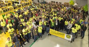 John Deere Turf Care Produces Milestone Machine 1 John Deere's Turf Care Team.