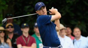 Jordan Spieth en route to victory at Augusta National.