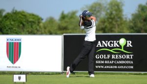 Onkanok Soisuwan en route to victory in the Faldo Series Cambodia Championship.