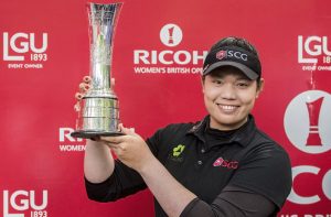 Ariya triumphed at the Ricoh Women's British Open. Picture by Tristan Jones
