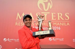 SSP Chawrasia after winning the Resorts World Manila Masters. Picture by Khalid Redza/Asian Tour