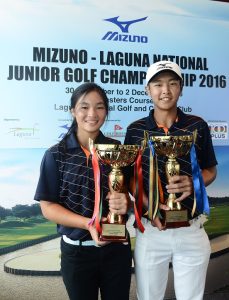 Patricia Sinolungan and Jonathan Wijono triumphed at Laguna National.