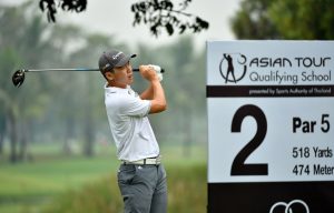 Ben Leong during a practice round ahead of the Asian Tour Qualifying School Final Stage. Picture by Paul Lakatos/Asian Tour.