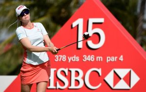 Paula Creamer will line up in this week's HSBC Women's Champions at Sentosa Golf Club. Picture by Ross Kinnaird/Getty Images