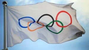 olympic flag low