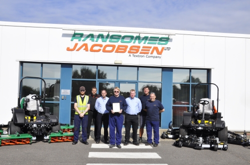Gold Medal Recognition for Ransomes Jacobsen
