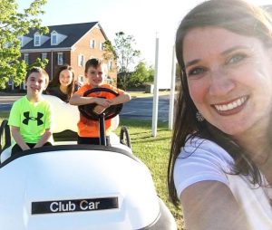 Club Car selfie