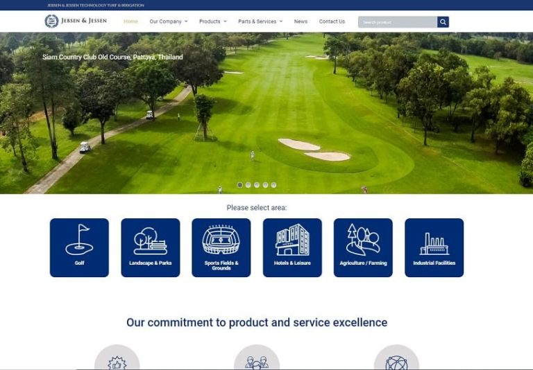 J&J Technology’s New Website for Turf & Irrigation Business