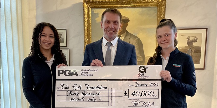 PGA of GB&I Donation to Golf Foundation