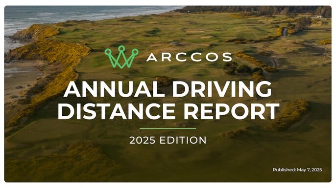 Arccos Releases Driving Distance Report