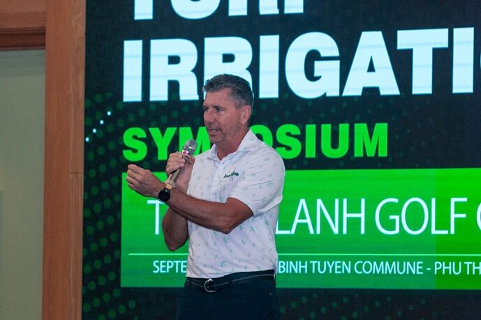 Success of Vietnam Irrigation Symposium 3 Mark Donohue Regional Manager Rain Bird Southeast Asia opening speech 1