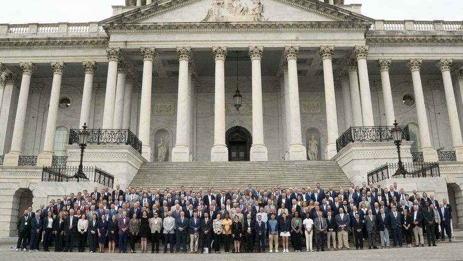 AGIC group photo at NationalGolfDay