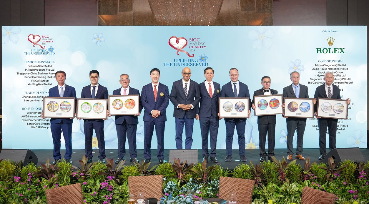 SICC May Day Charity 2026 President Tharman Shanmugaratnam with Diamond Sponsors
